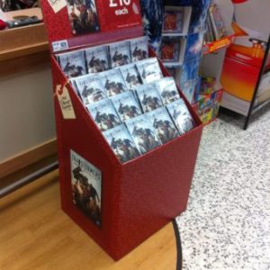 Transformers waterfall display unit for DVD's