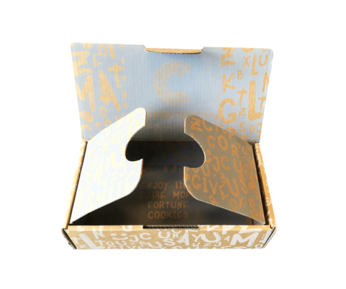 Die Cut Box Fortune Cookie