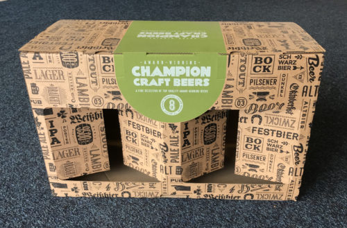 champion craft beers Die Cut Packaging
