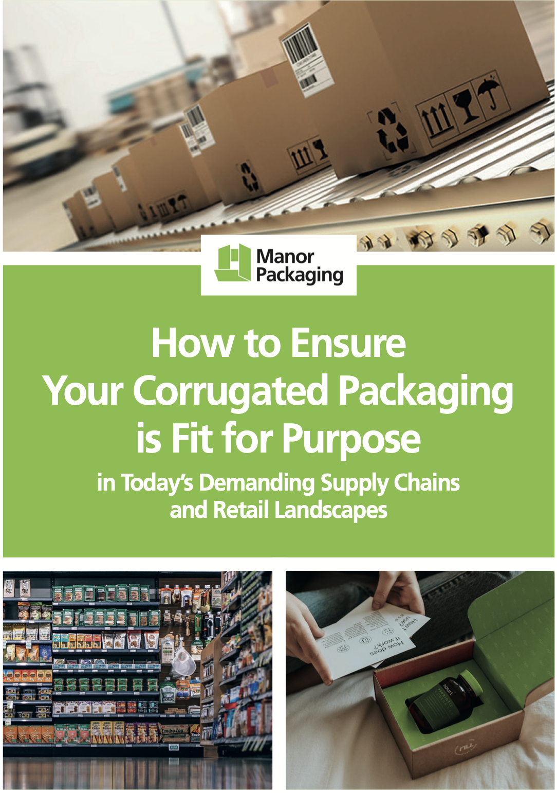 A guide entitled How to Ensure Your Corrugated Packaging is Fit For Purpose
